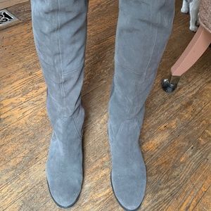 Charles by Charles David Gray Suede Knee High Boot 9.5